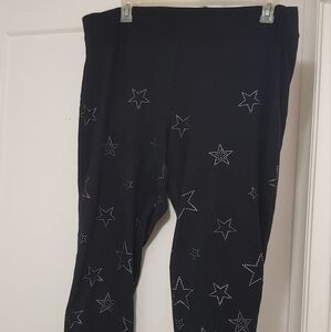 Torrid Black Star-Studded Leggings